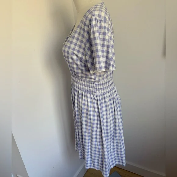 Forever 21 Blue Gingham Women's Dress - Picture 4 of 6